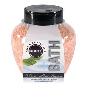 SUNDHED BATH PURE HIMALAYAN SALTS UNSCENTED 850G - BRAND NEW